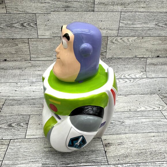 Disney Pixar Buzz Lightyear Space Ranger Ceramic Coin Bank - Picture 2 of 6